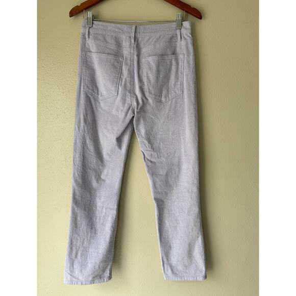 Frame Denim Lilac Corduroy Le High Straight Pants Size 27 - Picture 5 of 10